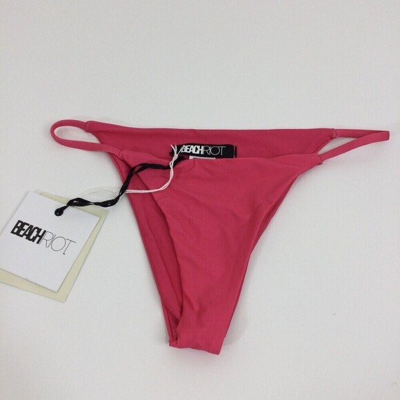 Beach Riot Revolve Exclusive Womens Bikini Bottom Pink Size Small NWT - Picture 2 of 7